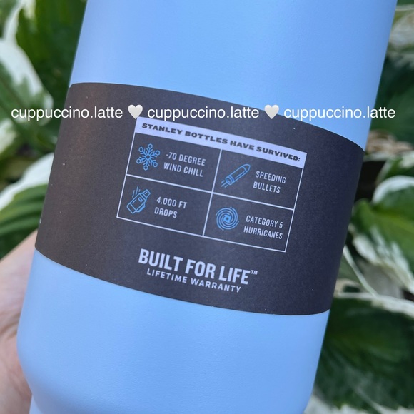 ☁️NWT💙Stanley 40 oz. Adventure Quencher Tumbler in ‘Cornflower’ Baby Blue - Picture 7 of 9